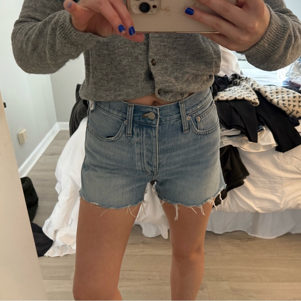 Madewell High Rise Relaxed Denim Shorts
